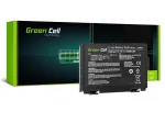 Baterija Green Cell AS01, skirta ASUS K40 K50 K60 K70 X70, Li-Ion 10,8 V 4400 mAh, 6 elementų, juoda