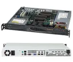 Supermicro SuperChassis 512F-350B1 (SC512F) 1U Rackmount Server Chassis, ATX, 350W, 2x 3.5" Bays, Black
