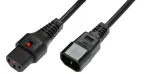MicroConnect PC1003 maitinimo laidas juodas 1,5 m C13 ki&scaron;tukas C14 lizdas