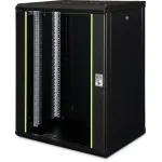 Sieninis tinklo spintos rėmas Digitus DN-19 16-U-SW