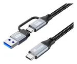 Equip 128433 USB kabelis USB 3.2 Gen 2x2 3 m USB A/USB C USB C juodas