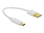 USB įkrovimo laidas DeLOCK Type-A į USB Type-C 15 cm