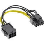 InLine vidinis maitinimo adapteris 6 kai&scaron;čių / 8 kai&scaron;čių PCIe vaizdo plok&scaron;tėms