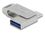 USB atmintukas DeLOCK 64GB USB-C Type-A sukamasis metalinis korpusas
