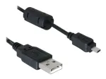 Delock 82414 USB kabelis skaitmeninio fotoaparato jungčiai (Nikon 8-pin UC-E6), 1,83 m, juodas