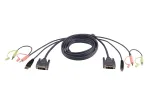 ATEN DVI-D Dual Link USB KVM laidas 5 m