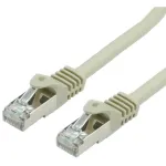 VALUE - Pataisos laidas - RJ-45 (M) - RJ-45 (M) - 50 cm - SFTP, PiMF - CAT 6a - Lietas - Pilka