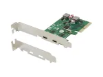 Conceptronic EMRICK 2 prievadų USB 3.2 Gen 2 Type-C PCIe kortelė, savaiminio maitinimo