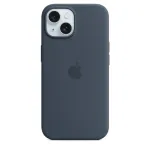 Silicone Case Cover Apple iPhone 15 MagSafe Storm Blue