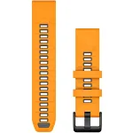 Garmin QuickFit 22 mm dirželis, grafitas / oranžinis, tinka Approach S60 ir S62