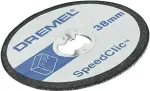 Pjovimo diskas Dremel EZ SpeedClic plastikui, 3,8 cm, juodas