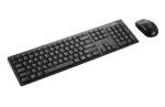 Belaidis klaviatūros ir pelės rinkinys Lenovo 100 &mdash; JAV i&scaron;dėstymo klaviatūra, kompakti&scaron;ka 2,4 GHz belaidė pelė