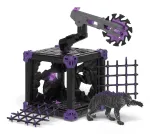 Schleich ELDRADOR CREATURES BattleCave &Scaron;e&scaron;ėlinis Tigras, 7+ metų, Juoda, Pilka, Violetinė
