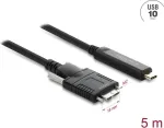 Delock 83623 aktyvusis optinis kabelis USB 10 Gbps, USB Type-C į Micro-B, 5 m