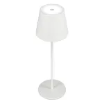 RealPower 458430 LED stalo lempa su pritemdymo funkcija, &scaron;altai/&scaron;iltai balta &scaron;viesa, įkraunama baterija, baltos spalvos