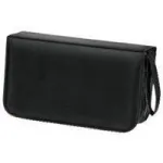 Hama CD Wallet Nylon 120, juoda 120 diskų