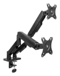 ACT Essentials AC8314 monitorių laikiklis, 35 colių (88,9 cm), dujinis amortizatorius, 2 monitoriams