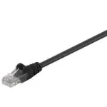 Goobay 95596 CAT 6 U/UTP jungiamasis kabelis, CCA, 1,5 m, juodas
