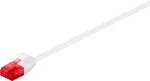 Wentronic Goobay CAT 6 plonas pataisos laidas, U/UTP, baltas, 3 m &ndash; variniai laidininkai (93694)
