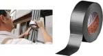 tesa Fabric Tape 4662, 48 mm x 50 m, juoda, universali audinio juosta i&scaron; 27 tinklų PET-medvilnės audinio (04662-00087-00)