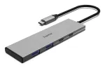 Hama 00200147 USB Type-C 3.2 Gen 2 sąsajų centras 10 Gbps pilkas
