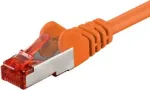 Wentronic Goobay CAT 6 jungiamasis kabelis, S/FTP (PiMF), oranžinis, 7,5 m - LSZH halogenų neturintis, varinis (93477)