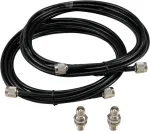 Koaksialinis antenos kabelis Omnitronic TNC-Set 5 m, TNC vyras&ndash;TNC vyras, 5 m ilgio