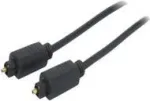 shiverpeaks 2,0 m Toslink laidas - Toslink - TOSLINK ki&scaron;tukas - TOSLINK ki&scaron;tukas - auksuotas - juodas (BS69004-2.0)