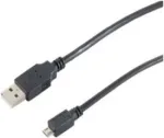 shiverpeaks BS77185-HQ USB A &ndash; Micro-USB A laidas, juodas (BS77185-HQ)