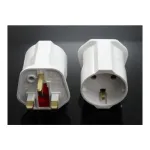 Synergy 21 LED adapter maitinimo &scaron;altinis UK-D 3 kontaktų į įžeminimo lizdą