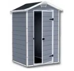Plastikinė pa&scaron;iūrė Keter S 1457 0043 Vienos durys Juodas stogas 1280x940x1960 mm