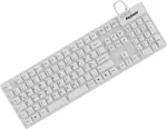KeySonic KSK-8030 IN (DE) balta klaviatūra pramoninė USB QWERTZ voki&scaron;ka