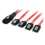 StarTech.com 50 cm SAS kabelis - SFF-8087 į 4x fiksuojančią SATA jungtį