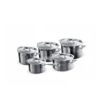 Le Creuset 3-Ply 5 dalių puodų rinkinys i&scaron; nerūdijančio plieno (96209400001000)