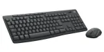 Klaviatūros ir pelės rinkinys Logitech MK370 Combo for Business &mdash; pilno dydžio QWERTY (US International), RF belaidis + Bluetooth, grafitas