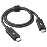Angelbird USB-C laidas 100 cm &ndash; USB 3.2 Gen 2x2, 20 Gbps, 100 W PD, juodas