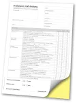 Eichner Inspection Report Form Book, 1 Block