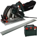 Metabo KT 66 BL + FS 160 rankinis diskinis pjūklas 1200 W be&scaron;epetėlis su kreipiamąja bėgeliu