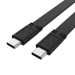 Akasa AK-CBUB60-10BK USB-C į USB-C laidas 1 m, USB 3.2 Gen 2x2, 20 Gbit/s, juodas
