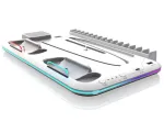 iLike Sim Cooler Stand su valdiklių įkrovikliu, skirta Sony PlayStation 5 / 5 Slim RGB juoda