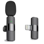 CP K9 Mini Lightning Smartphone Wireless Clip Clear Sound Microphone Noise Cancellation (5.7x1.5cm) Black
