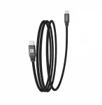 Evelatus E-Mag Power 60W USB-C į USB-C magnetinis kabelis 1,2m juodas