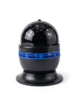 iLike RGB Crystal Ball Light, 180&deg; Rotating Party Projector with Remote Black