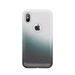 iLike Apple iPhone X / iPhone XS Gradient Glitter 3in1 Case Smoked