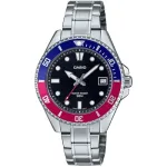 CASIO MDV10D1A3VDF Vyri&scaron;kas analoginis kvarcinis laikrodis 44,2 mm nerūdijantis plienas