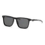 PHILIPP PLEIN SPORT SSP038-57700P Vyri&scaron;ki poliarizuoti akiniai nuo saulės, juodas rėmelis, pilki lę&scaron;iai, 57/18/145 mm