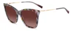 MISSONI Moteri&scaron;ki Drugelio Formos Akiniai nuo Saulės MIS0106SX193X - Rudas Ra&scaron;tuotas Acetato Rėmelis, Rudi Gradientiniai Lę&scaron;iai, UV400 Apsauga