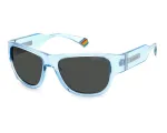 POLAROID PLD6197SMVU Unisex Rectangular Sunglasses Polarized UV400 55mm