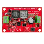 DC/DC keitiklis ATTE ASUC-100-AD0-OF 100W 12V 8.3A DIN bėgiui