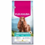 Eukanuba Special Care Sensitive Digestion sausas &scaron;unų ėdalas suaugusiems mažų ir vidutinių veislių &scaron;unims, ėriena ir ryžiai, 12 kg